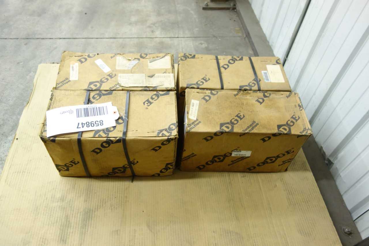 LOT OF 4 DODGE P4BE407R PILLOW BLOCK BEARINGS - BEARINGS