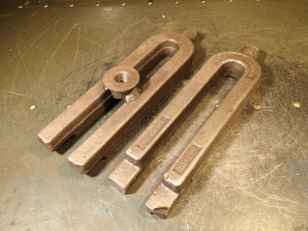 2 Pc Samson #110 Straight Mill Hold Down Strap Clamps 3" Wide 1-1/4 High 10-3/4" - END MILLS