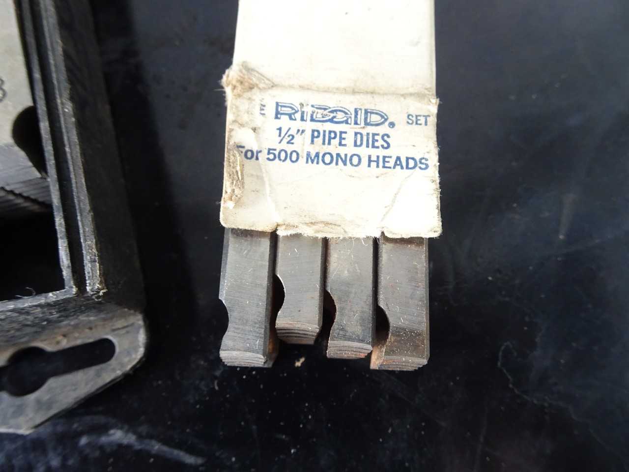 RIDGID PIPE THREADER DIES mostly new - HAND TOOLS