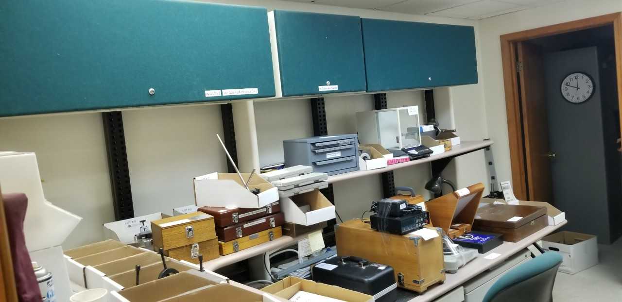 Work Room/Office Desk w/ Overhead Storage - PLANT & FACILITY Work Room/Office Desk w/ Overhead Storage - PLANT & FACILITY
