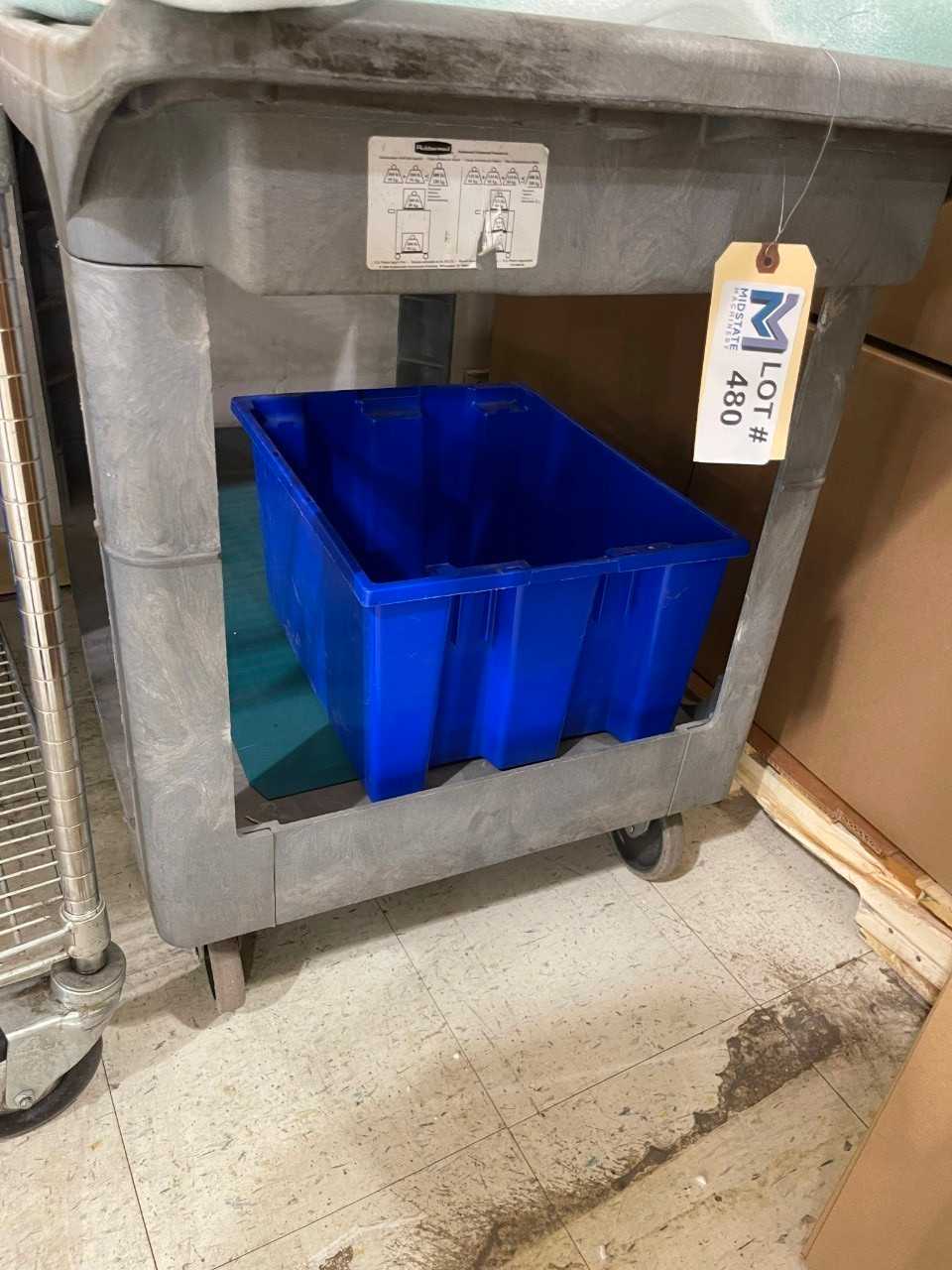 Plastic Rolling Cart No Contents - ROLLING CARTS