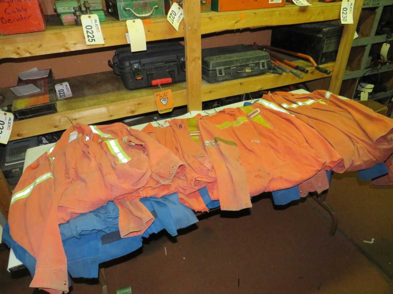 LOT OF 10 ASSORTED FLAME RESISTANT COVERALLS - SAFETY SWITCH