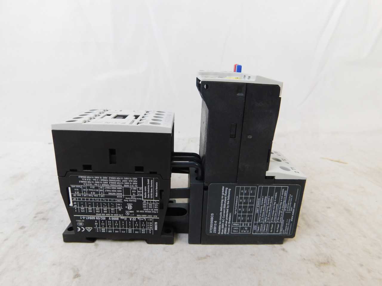 Lot of Qty 10x Eaton XTAE007B10A5E005 Non-Reversing Starter 7A 110/120VAC - MOTOR STARTERS