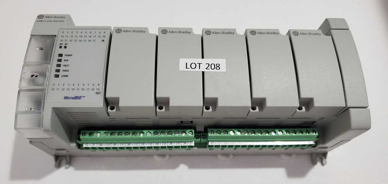 Allen Bradley Micro 850 2080-LC50-48AWB PLC - AUTOMATION & CONTROLS