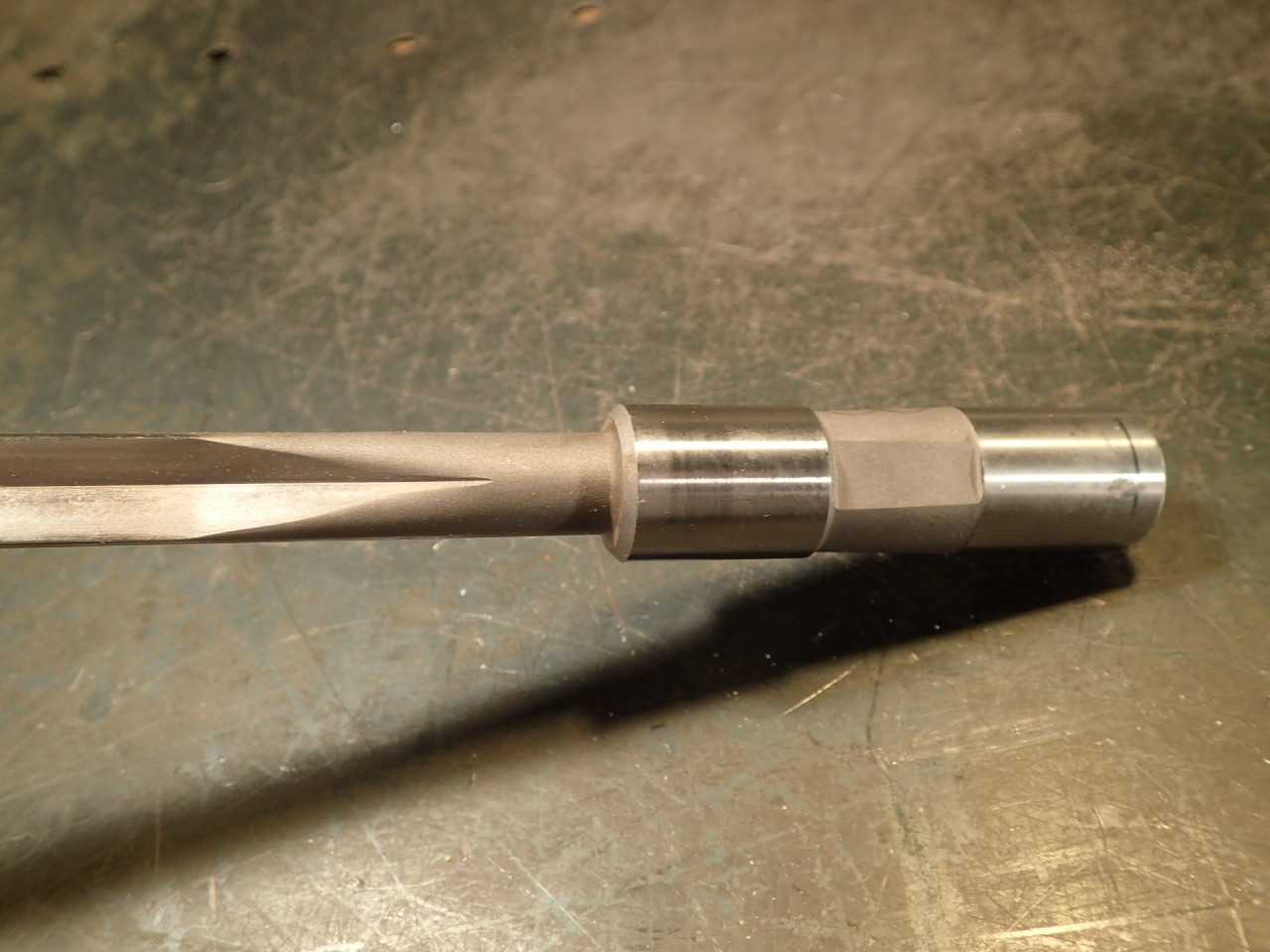 Star 1/2" x 25.75" OAL Carbide Tipped Coolant Fed Gun Drill: No Internal Thread - MACHINING ACCESSORIES & TOOLING