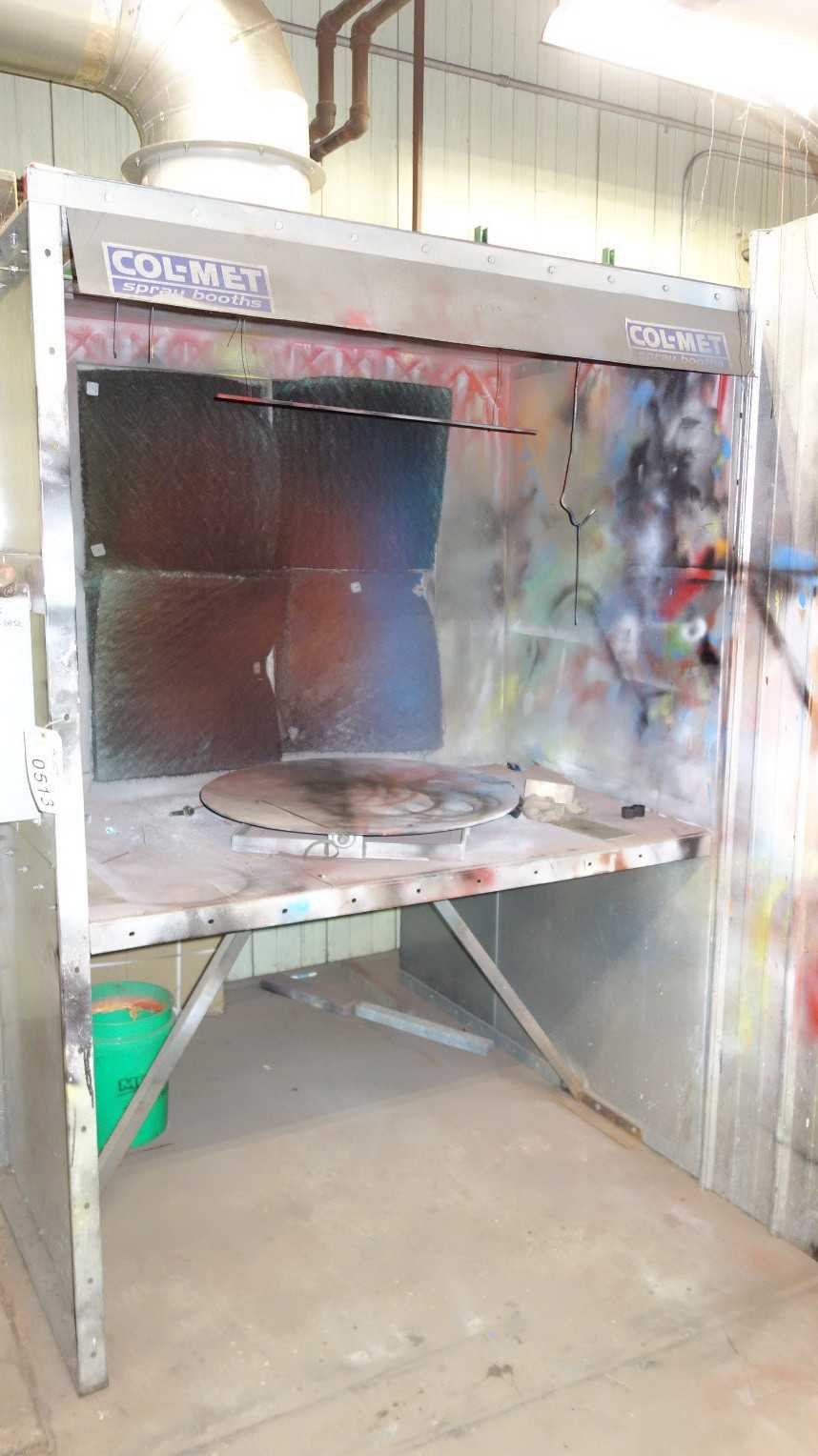 COL-MET SPRAY PAINT BOOTH - MACHINING ACCESSORIES & TOOLING