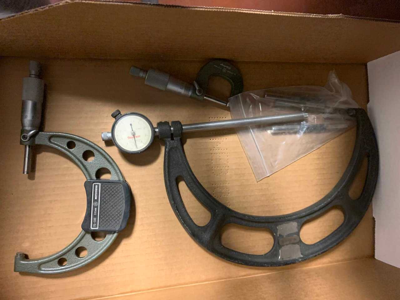 Starrett/Mitutoyo Outside Micrometers - ELECTRIC POWER TOOLS