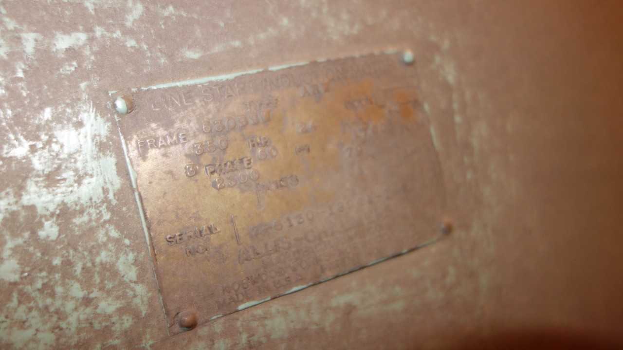 ALLIS CHALMERS 640BSW 350HP 2300V-AC INDUCTION MOTOR - ELECTRIC MOTORS