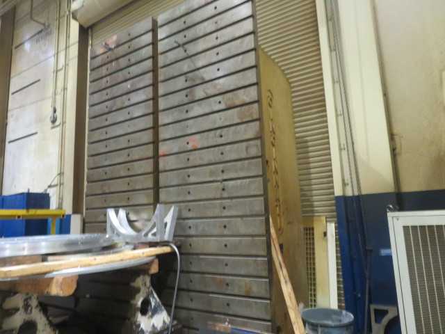 Cincinnati Cast Iron Angle Plates 133 In H X 35 In W X 70 In X 3 In Thick - MACHINING ACCESSORIES & TOOLING