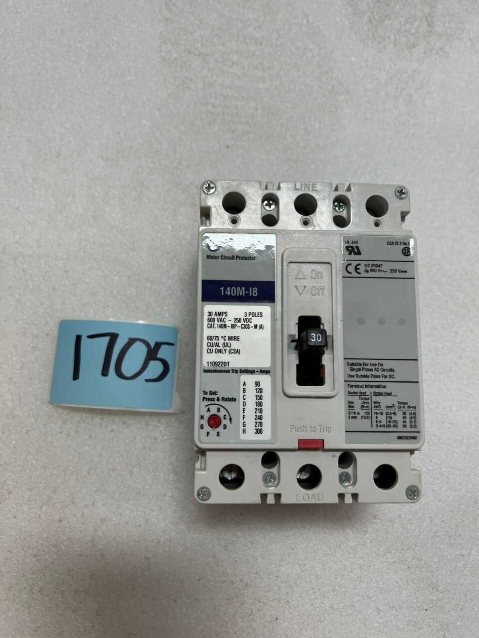 CIRCUIT BREAKER - CIRCUIT BREAKERS