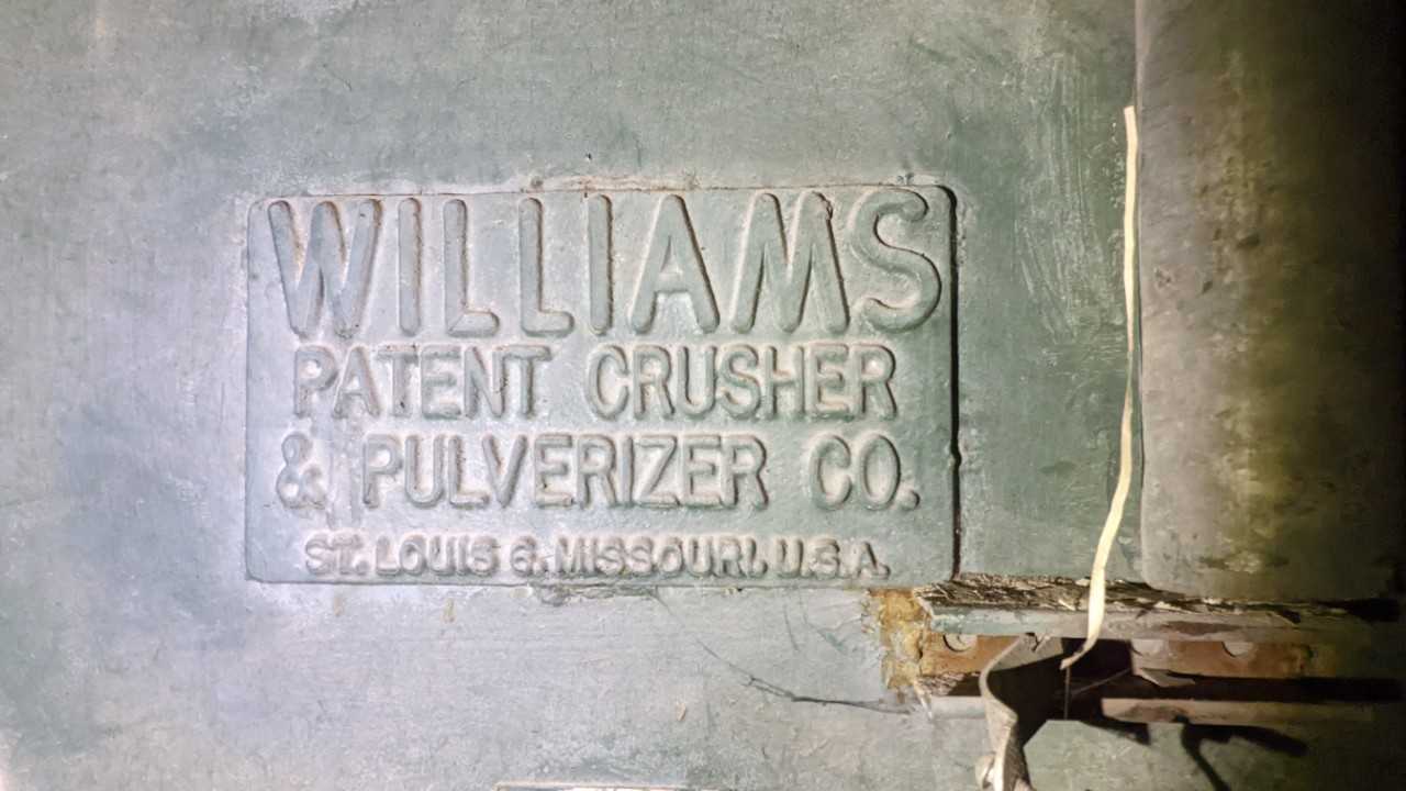 WILLIAMS PAPER CRUSHER - PULP & PAPER PRODUCTION MACHINERY