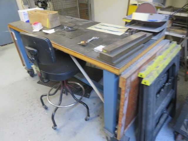 Work table on Wheels with Folding Ends - MISCELLANEOUS