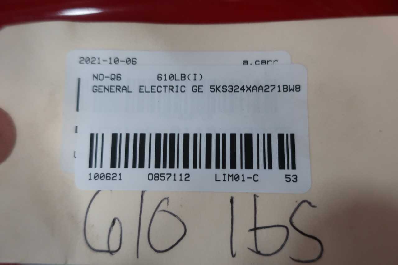 GENERAL ELECTRIC GE 5KS324XAA271BW8 AC MOTOR 324T 3PH 40HP 1780RPM 460V-AC - ELECTRIC MOTORS