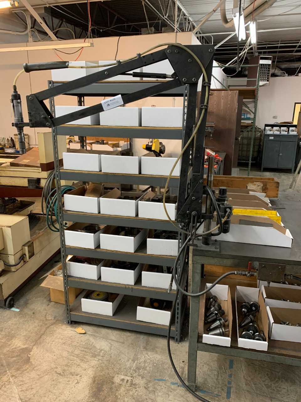 Swing Arm Long-Reach Tapping Station - MACHINING ACCESSORIES & TOOLING
