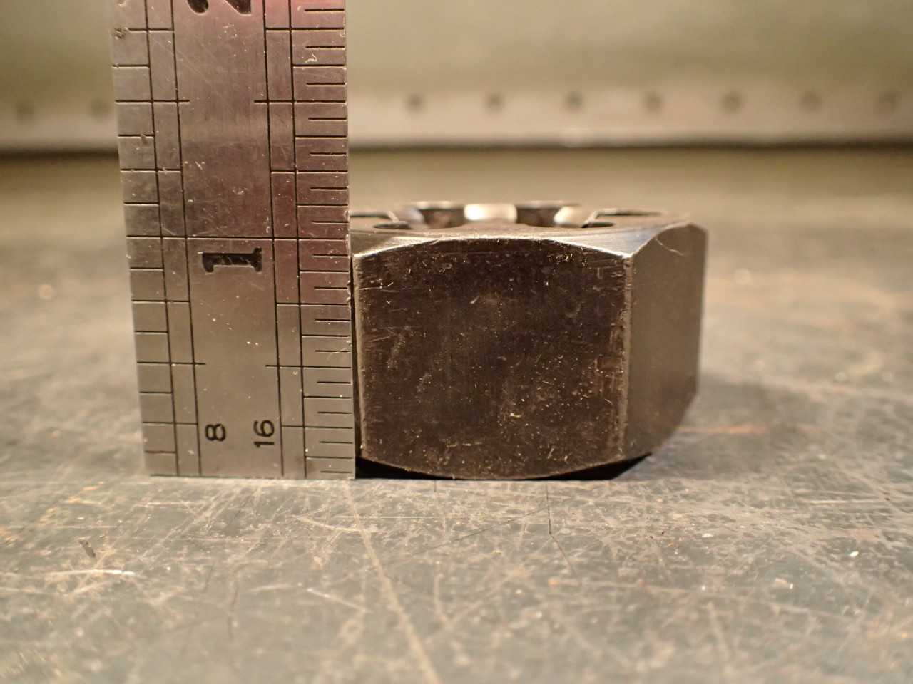 Greenfield 1" -14 NF Hexagon Rethreading Die 1-13/16" Across Flats USA - END MILLS