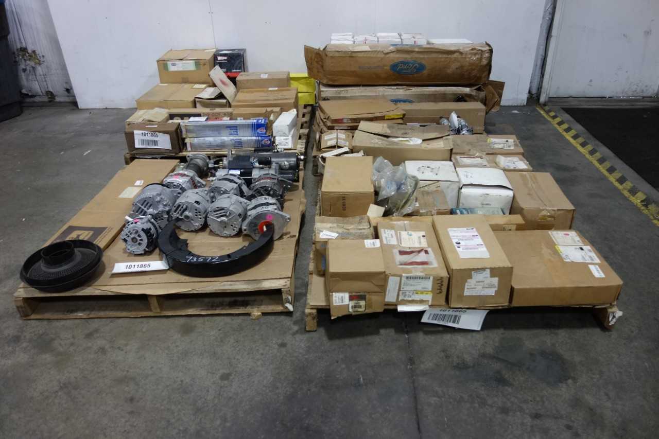 4 PALLETS OF ASSORTED HEAVY EQUIPMENT - CONSTRUCTION
