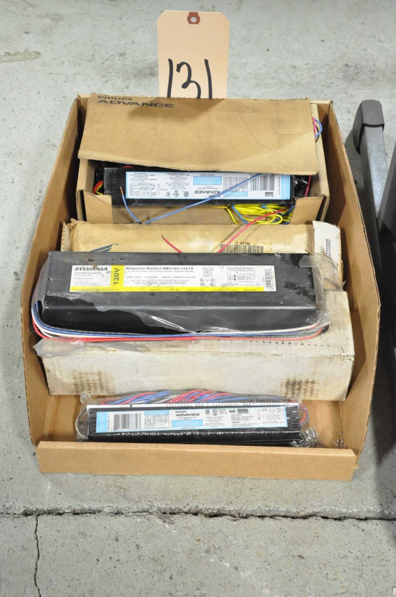 Lot Ballasts in 1 Box Under 1 Table - ELECTRIC POWER TOOLS