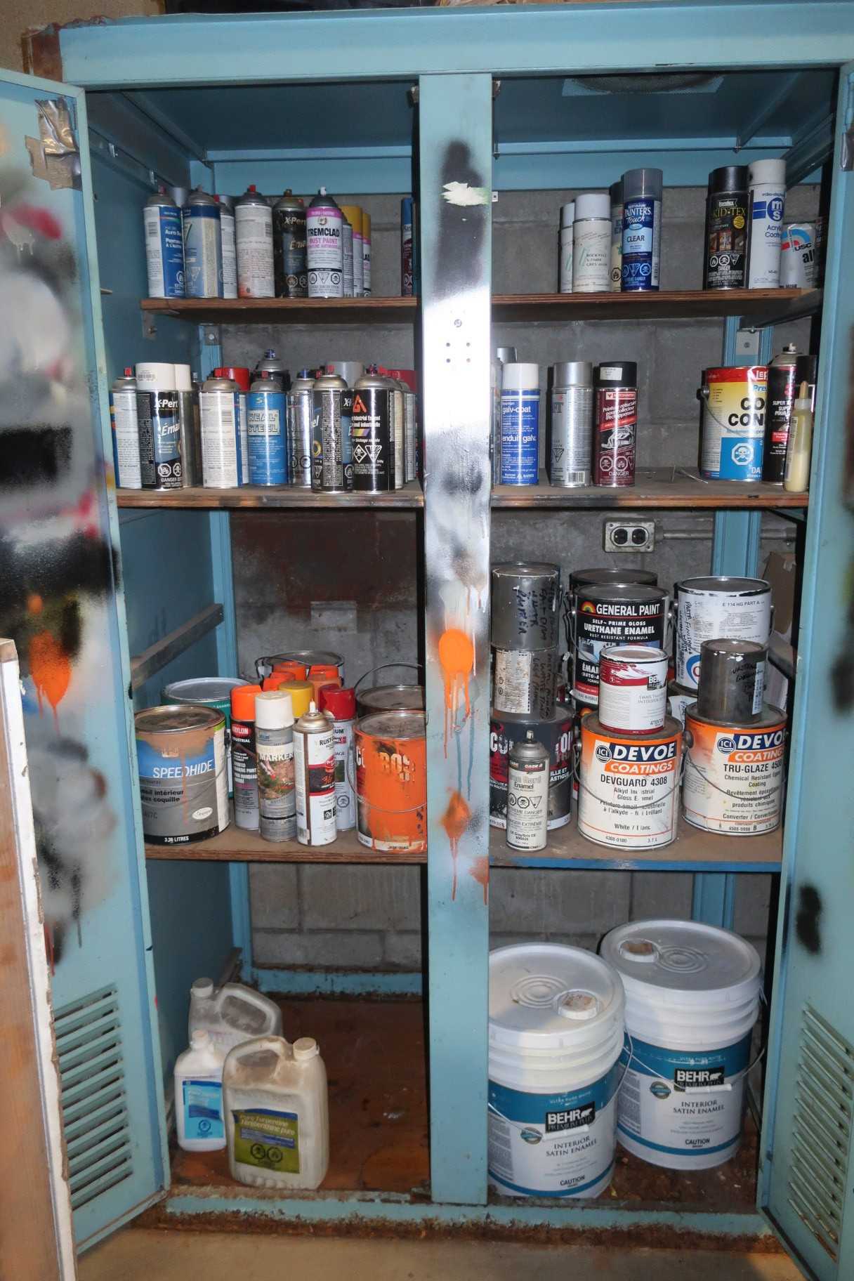 LOT OF ASSORTED INTERIOR/EXTERIOR PAINT - MISCELLANEOUS