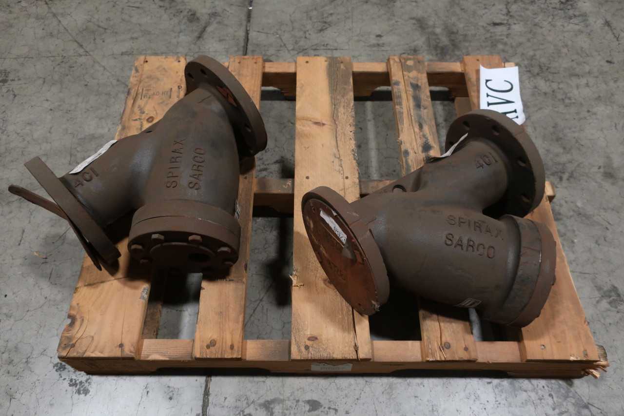 LOT OF 2 SPIRAX SARCO STRAINERS FLANGED - VALVES