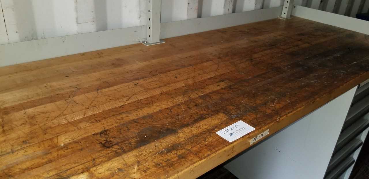 Lista Complete Butcher Block Work Bench No Contents - PLANT & FACILITY
