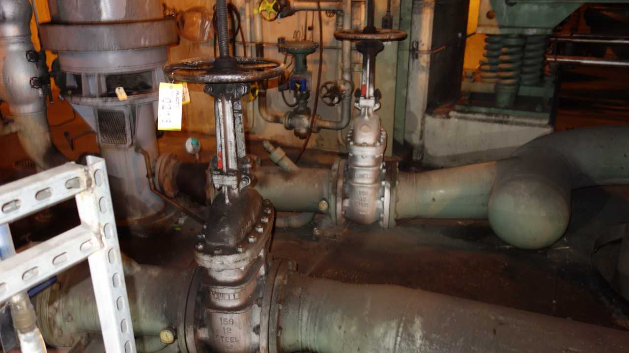 LOT OF 2 POWELL 1503FE 12IN STEEL GATE VALVE - VALVES