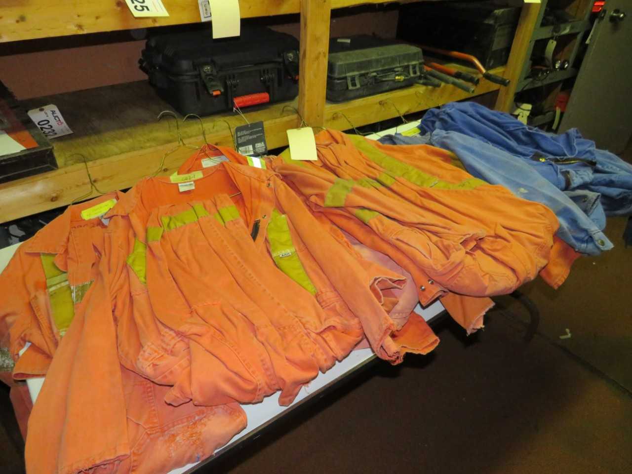 LOT OF 10 ASSORTED FLAME RESISTANT COVERALLS - SAFETY SWITCH