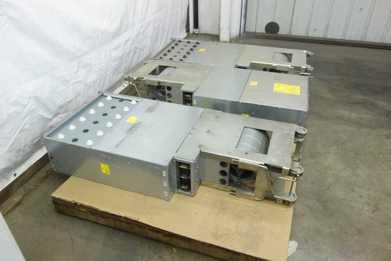 LOT OF 3 ABB ACS800-104-0610-5+V991 AC VFD DRIVE - MOTOR DRIVES