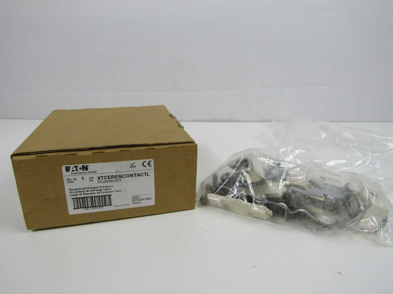 Quantity of 6x XTCERENCONTACTL Contacts - VALVES