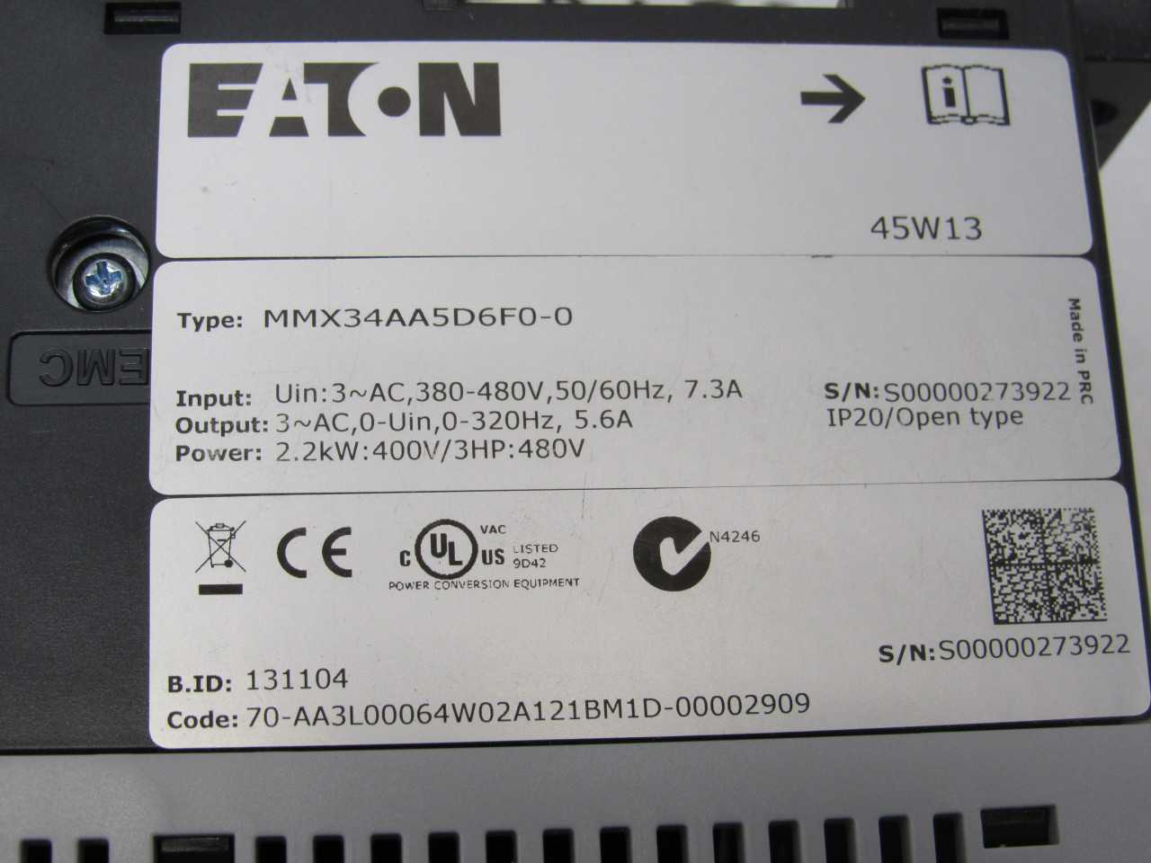 Eaton Frequency Drives - MOTOR DRIVES