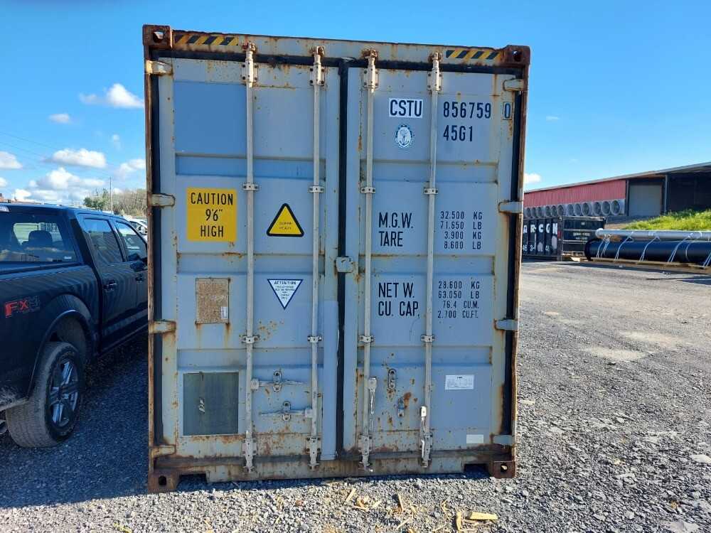 40 ft Container - Empty - INDUSTRIAL PARTS