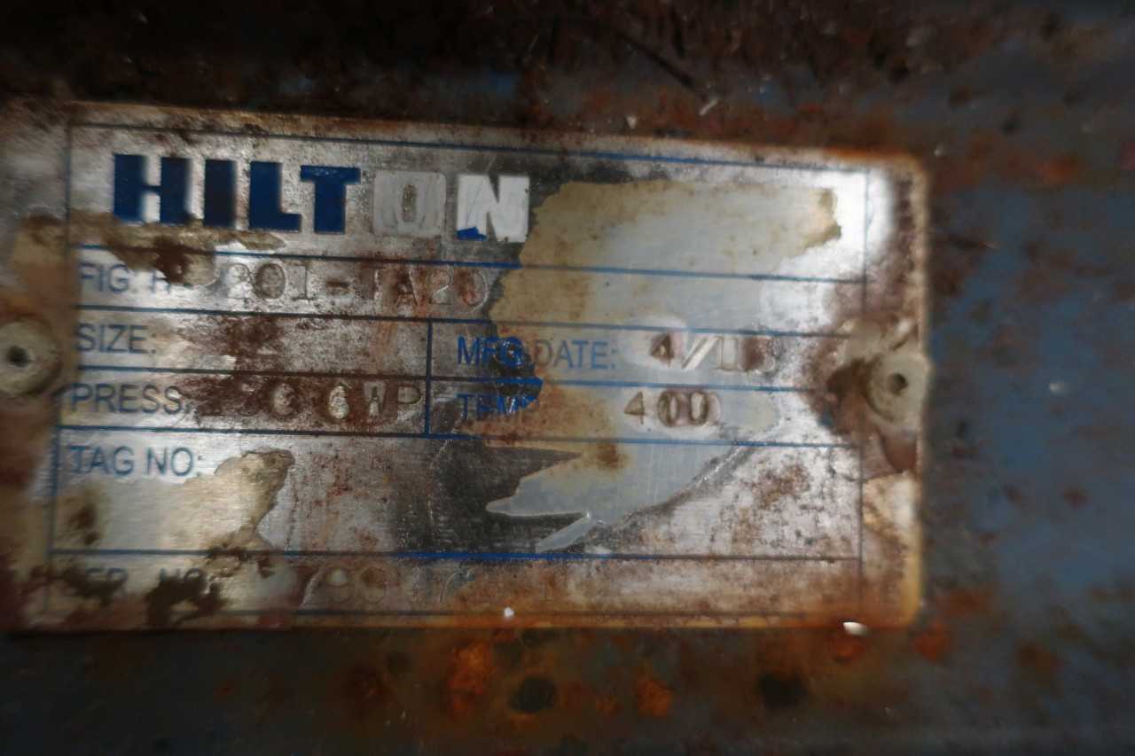 HILTON 201-TA20 12IN KNIFE GATE VALVE - KNIFE GATE VALVE