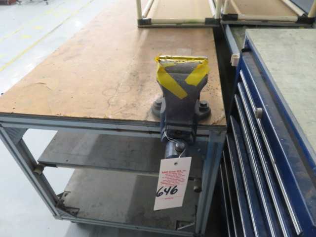 Wilton Vice on Rolling Table - MISCELLANEOUS