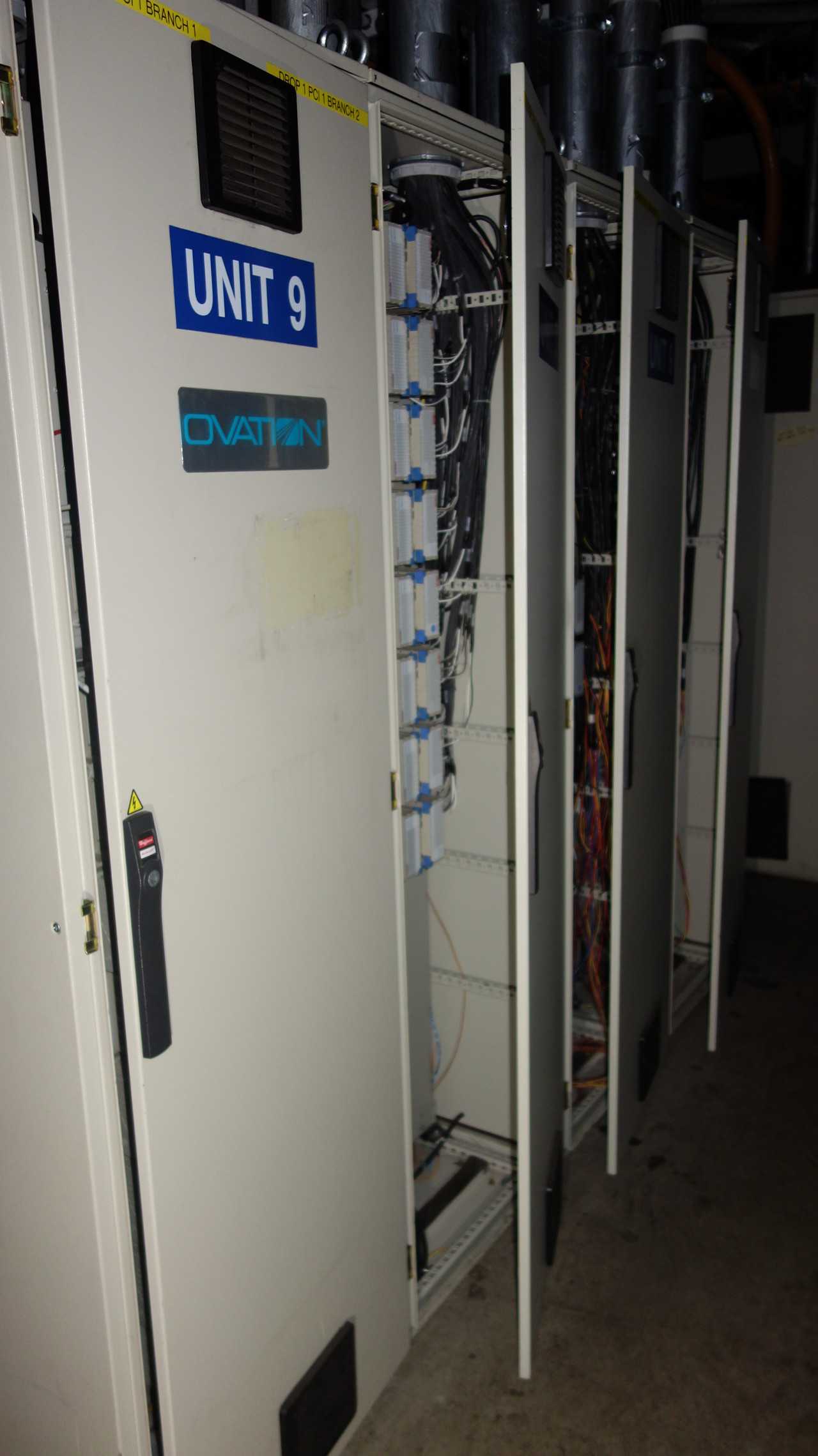 X4 WESTINGHOUSE OVATION CONTROL CABINET W/ MODULES - AUTOMATION & CONTROLS