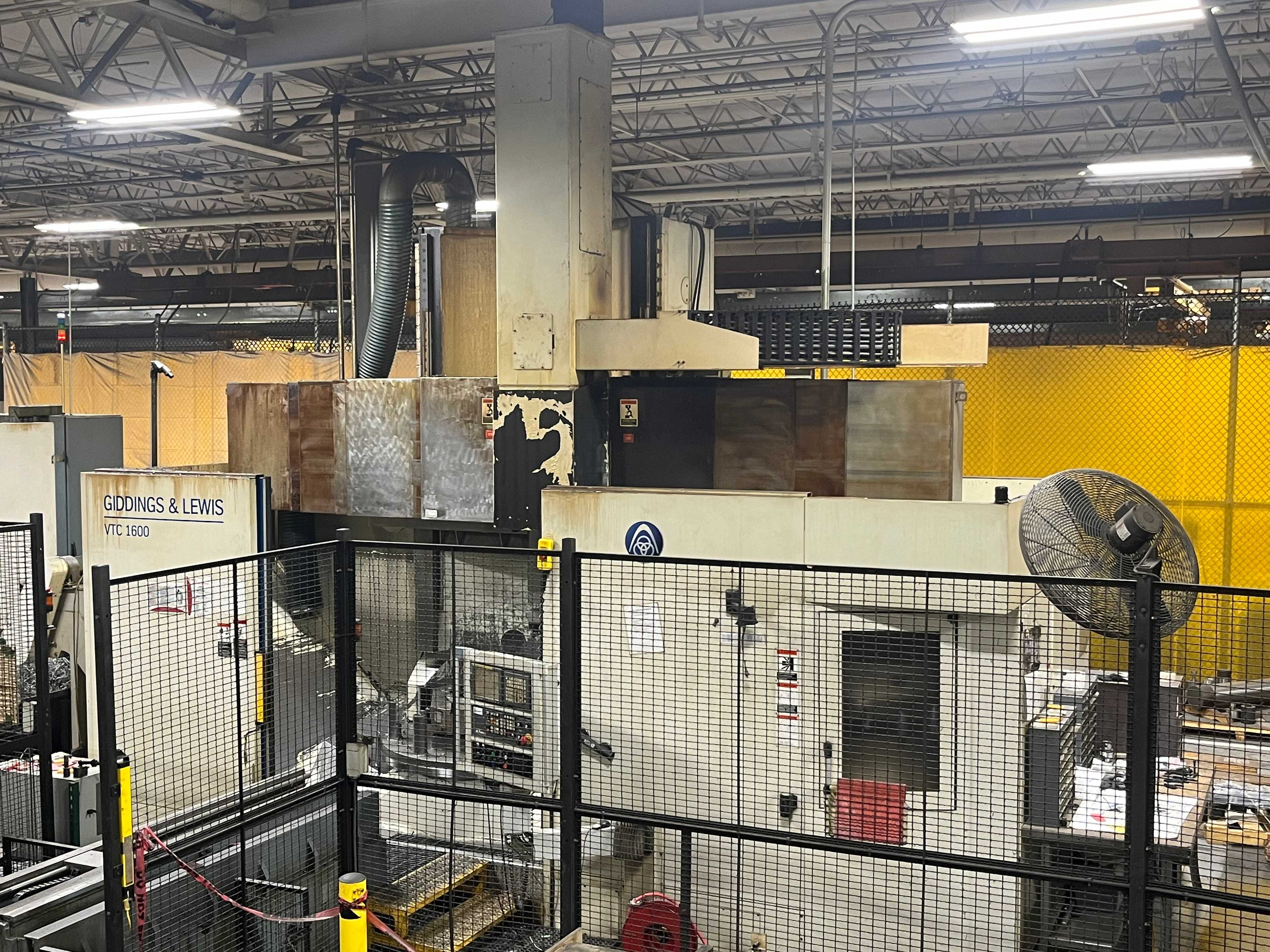 2005 Giddings & Lewis VTC 1600 w/ Fanuc 160i-TB Control W/ Tool Changer & Tool Holders - MACHINING EQUIPMENT