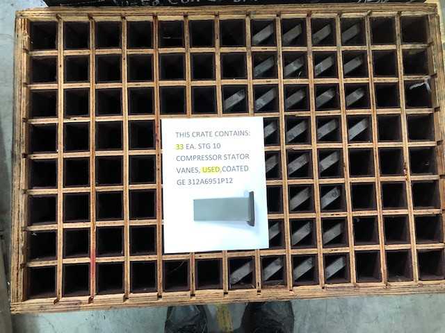 Stage 10 Compressor Stator Vanes - STEAM TURBINES