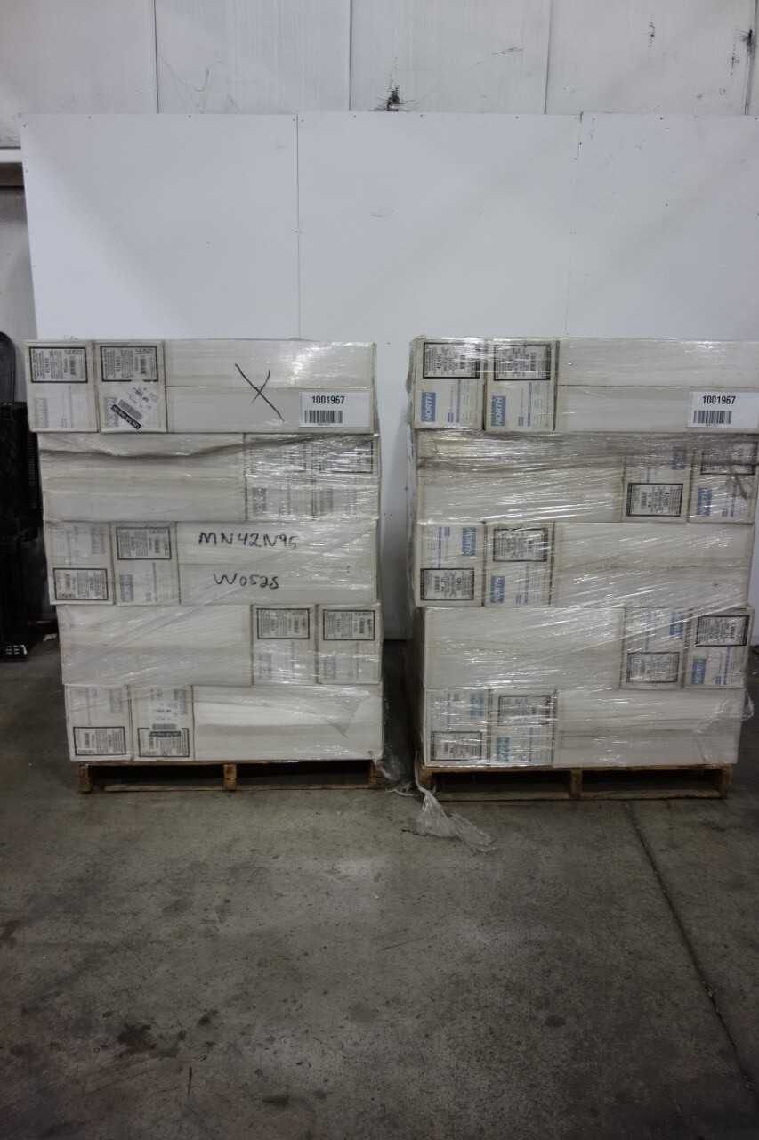 2 PALLETS OF ASSORTED NORTH RESPIRATORY PROTECTION BOXES OF 10 - ELECTRICAL COMPONENTS