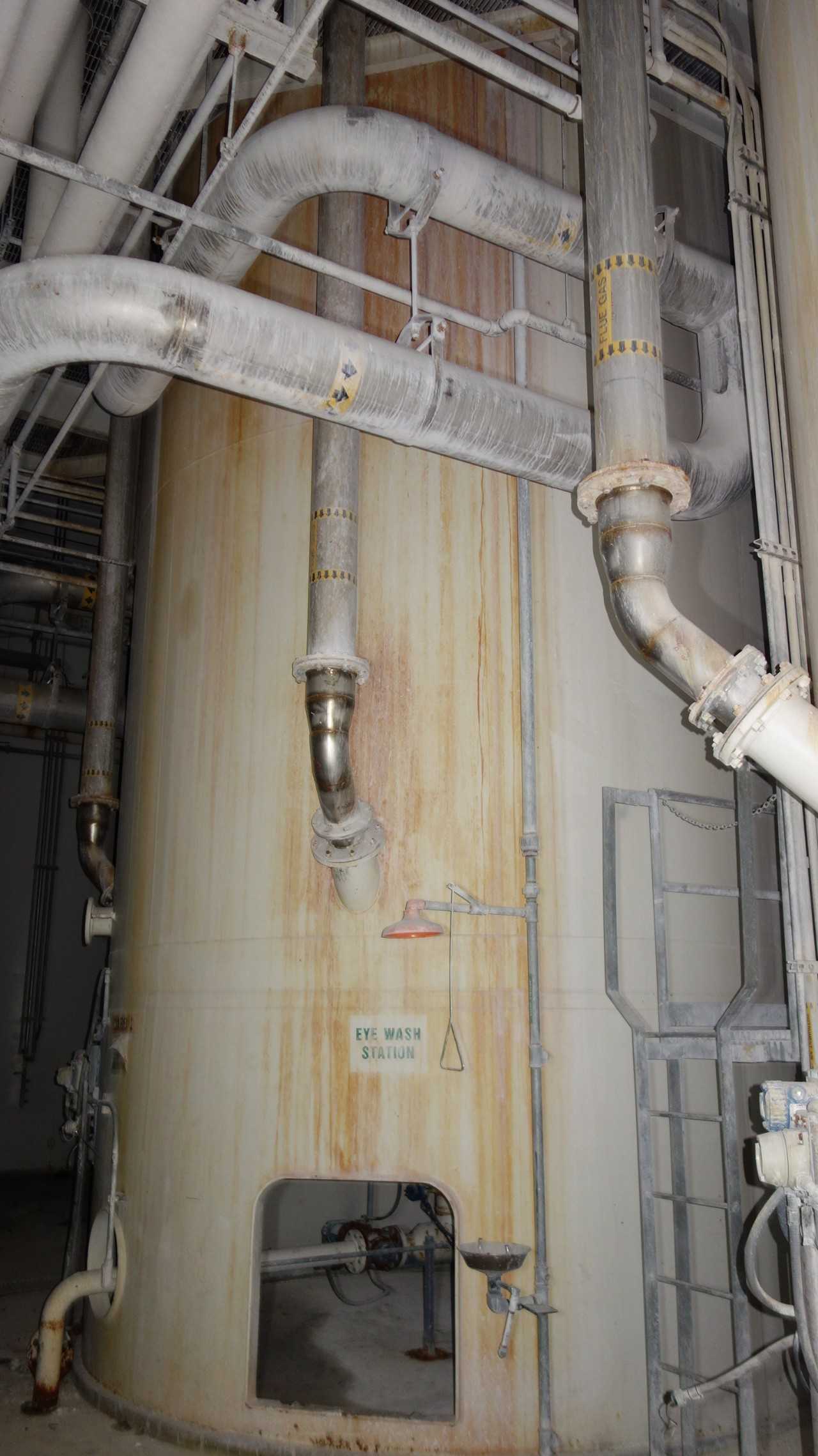 CARBONATOR #1 TANK 14ft diameter x 30ft tall - PROCESS EQUIPMENT
