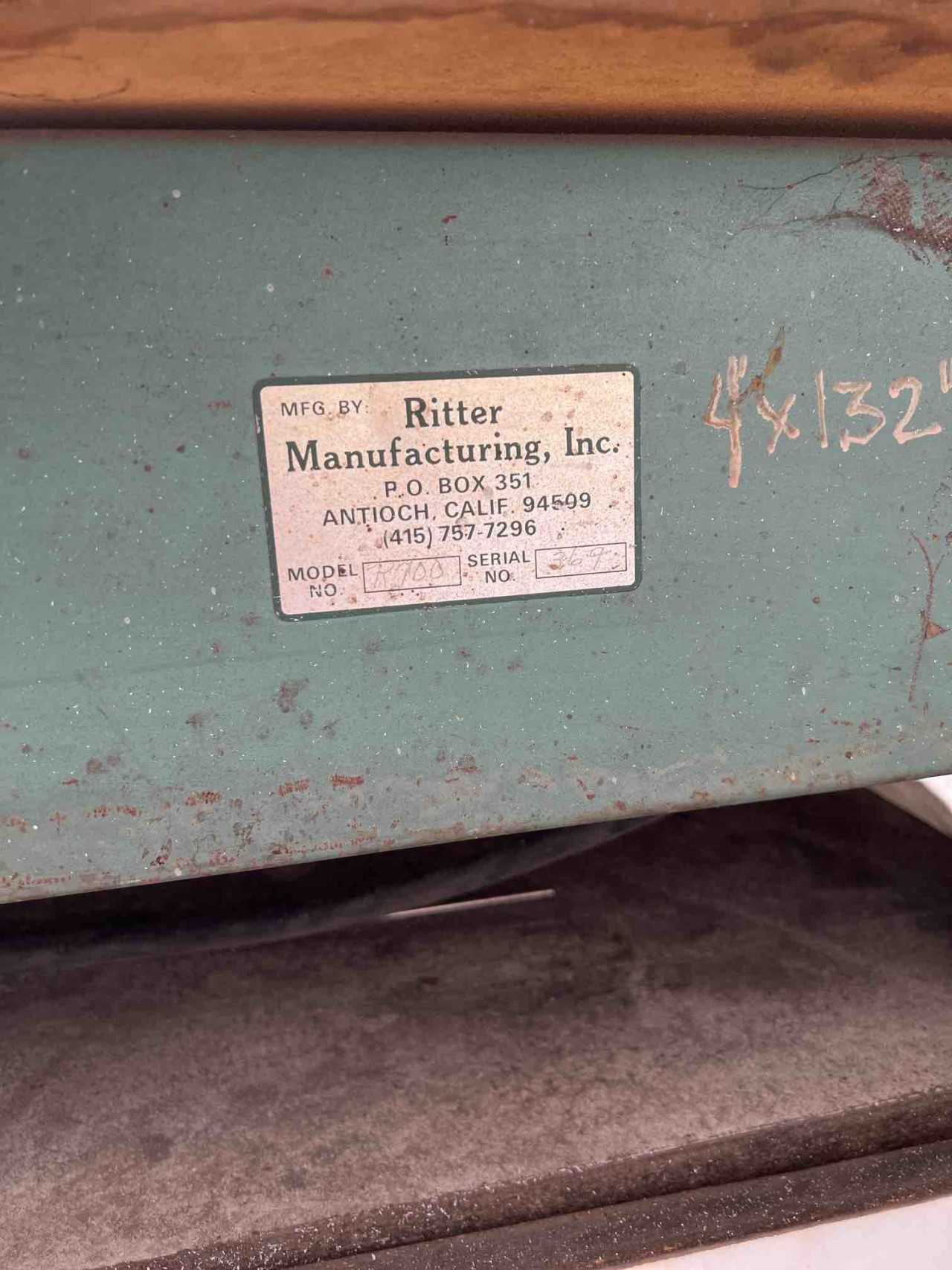 Ritter R-700 Edge Sander Machine - PROCESS EQUIPMENT