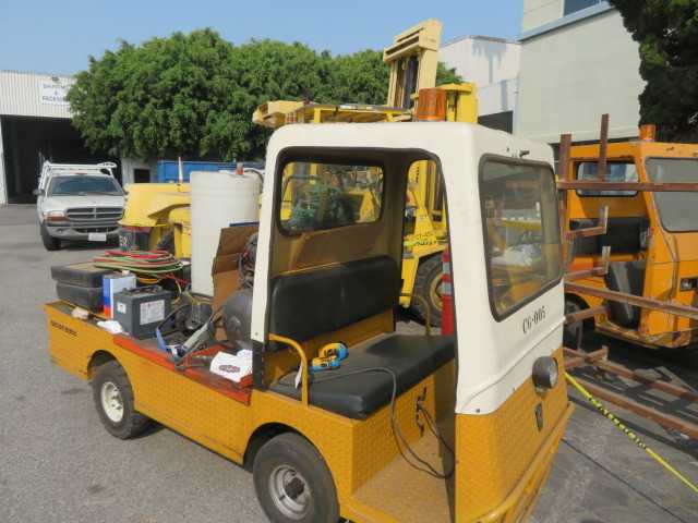 Taylor Dunn Cart,with contents, air compressor - MISCELLANEOUS