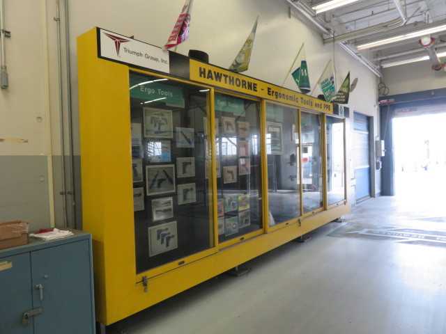 Display Case, 256"  W X 102" H X 13" D - MISCELLANEOUS