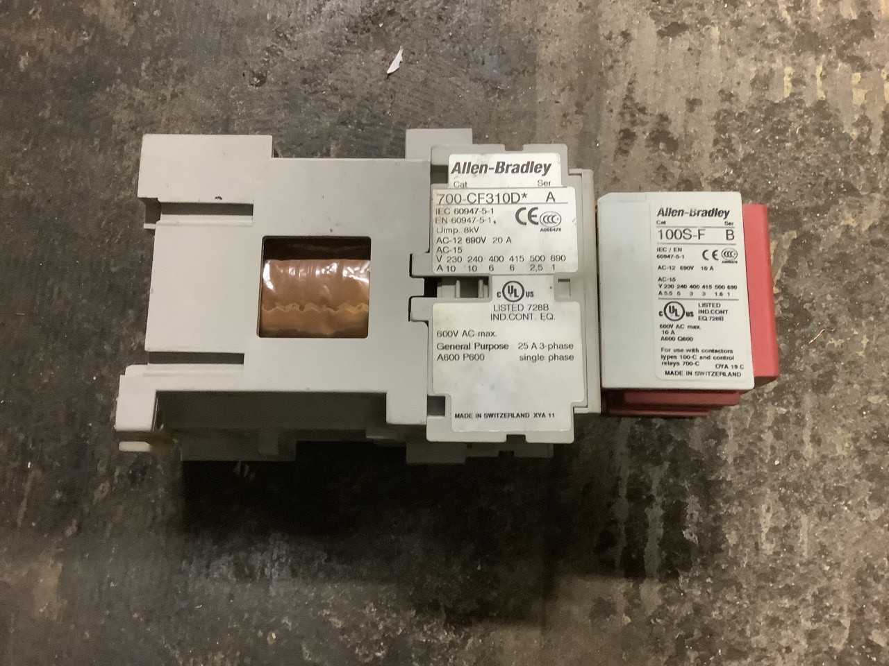 Lot of 30 Allan-Bradley 700S-CF620DJC Contact Relay - AUTOMATION & CONTROLS