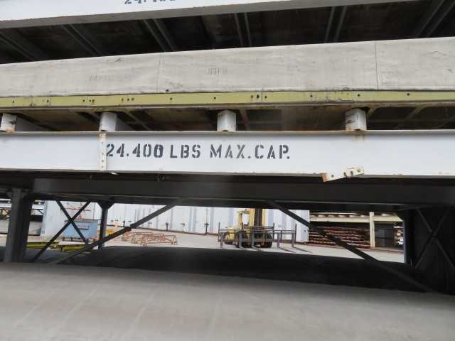 24,400 Lb capacity storage racks - PALLET RACKING