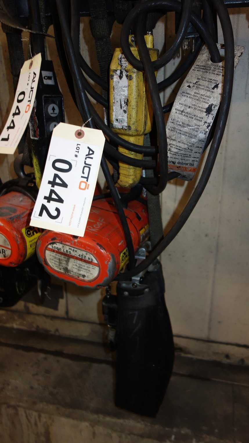CM SHOPSTAR 1/2 TON ELECTRIC HOIST - LIFTING EQUIPMENT