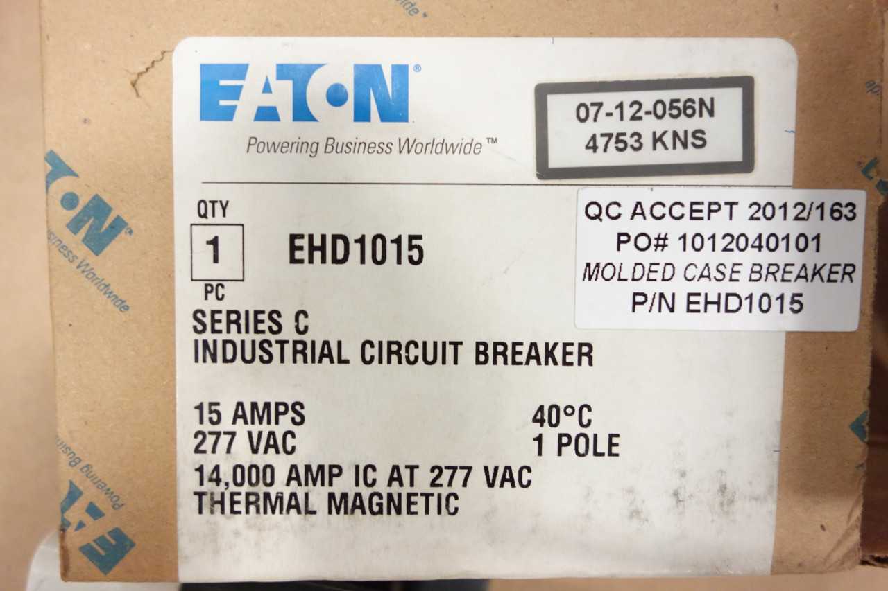 LOT OF EATON SERIES C INDUSTRIAL CIRCUIT BREAKERS - CIRCUIT BREAKERS