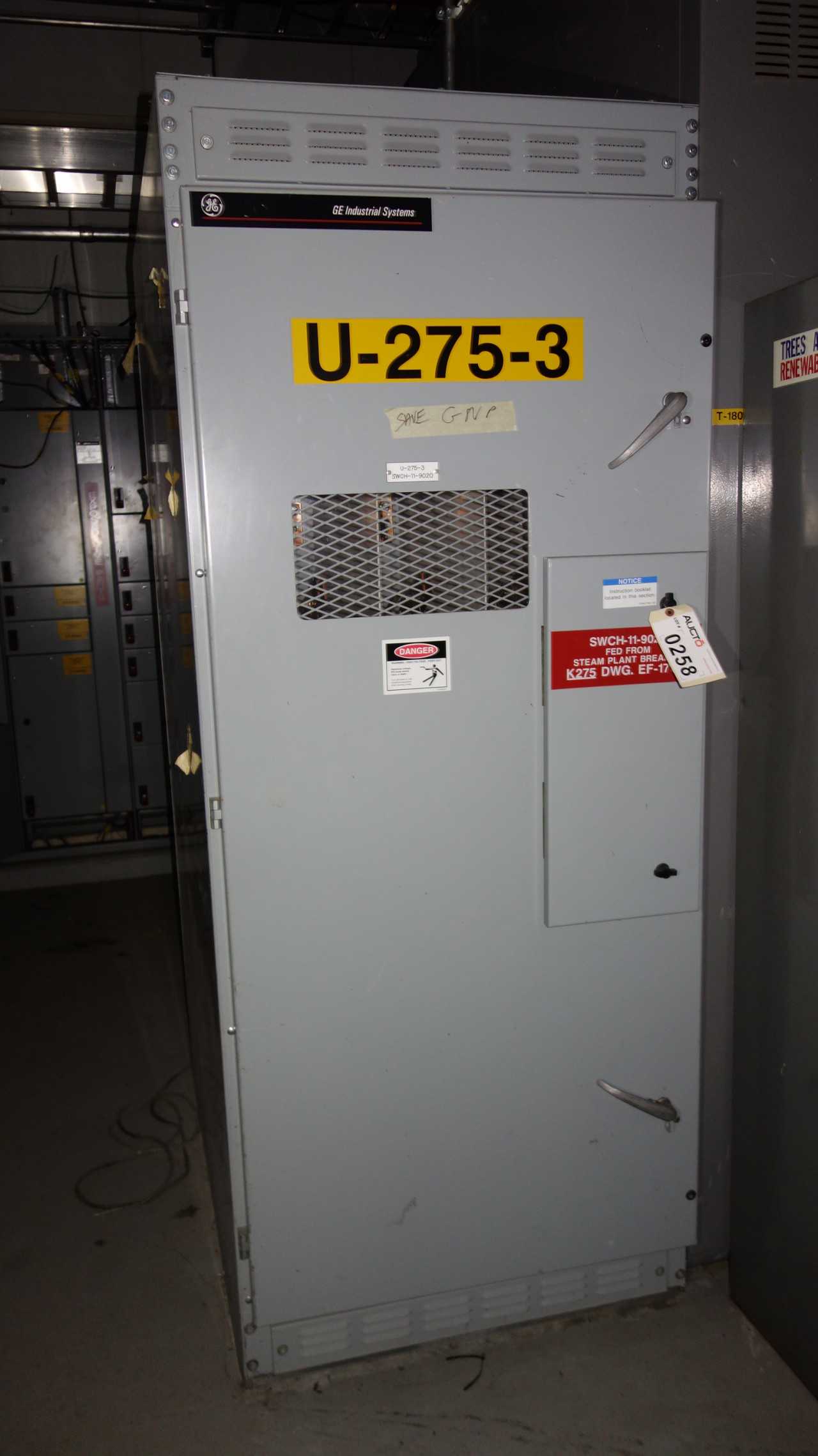 GE INDUSTRIAL MVS 15KV 600A LOAD INTERRUPTER SWITCH - ELECTRICAL COMPONENTS