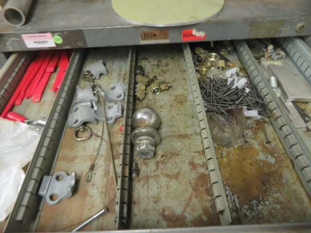 9 Drawer Tool Cabinet with contents - MISCELLANEOUS