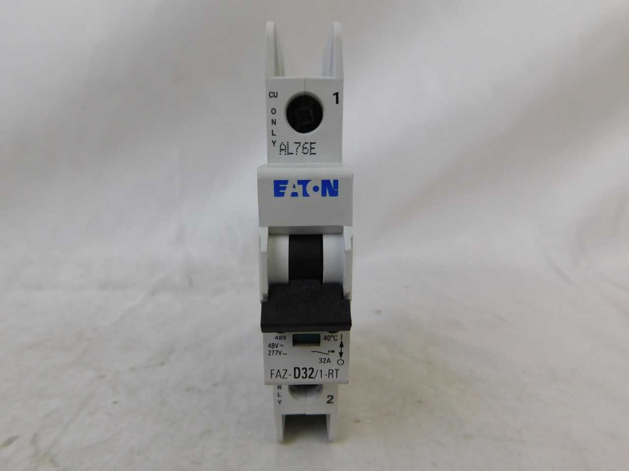 (35) Eaton FAZ-D32/1-RT-SP Plug In FAZ 1P 32A 120/240VAC 50/60Hz - ELECTRICAL COMPONENTS