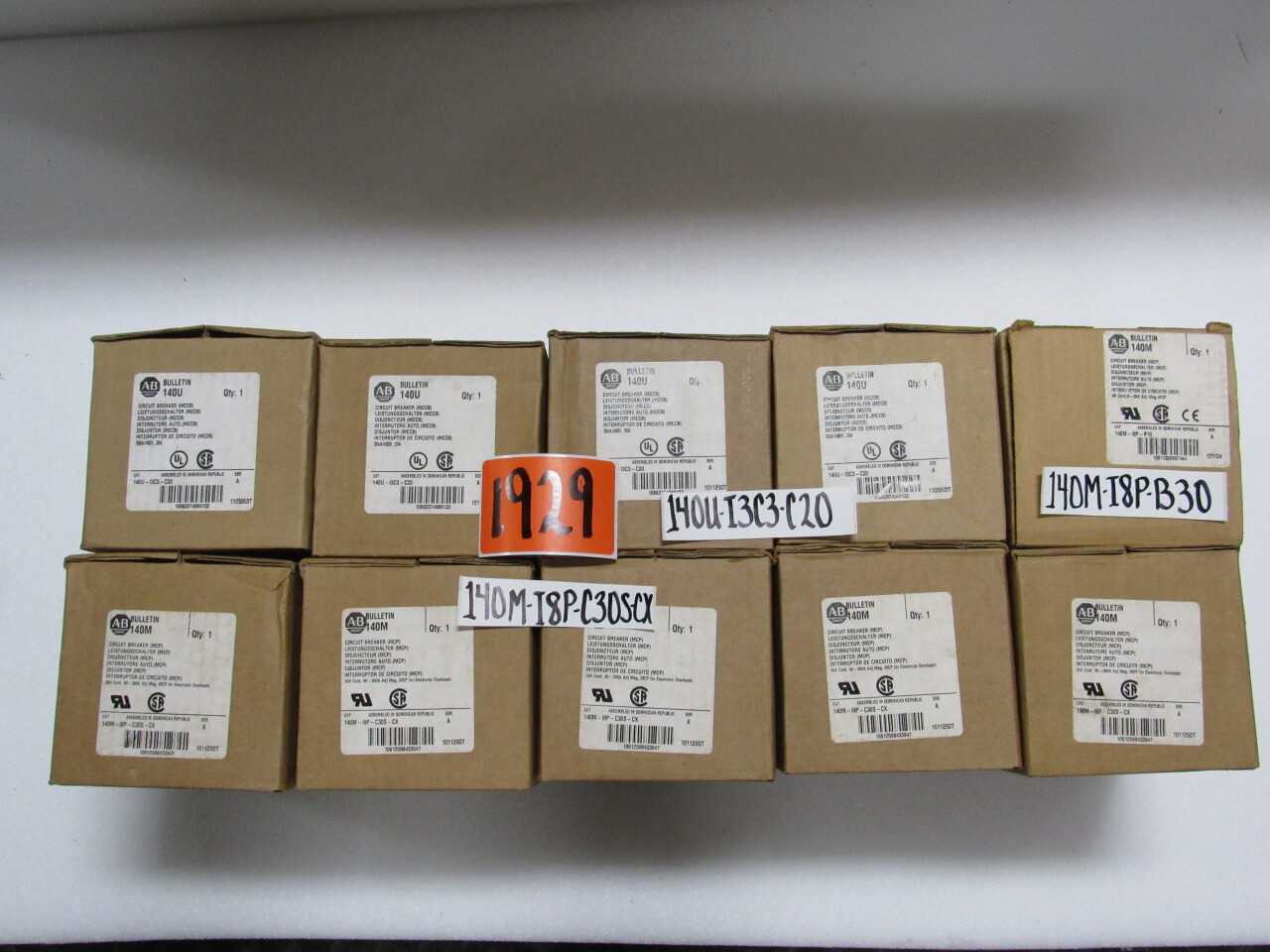 Allen Bradley Breakers - CIRCUIT BREAKERS