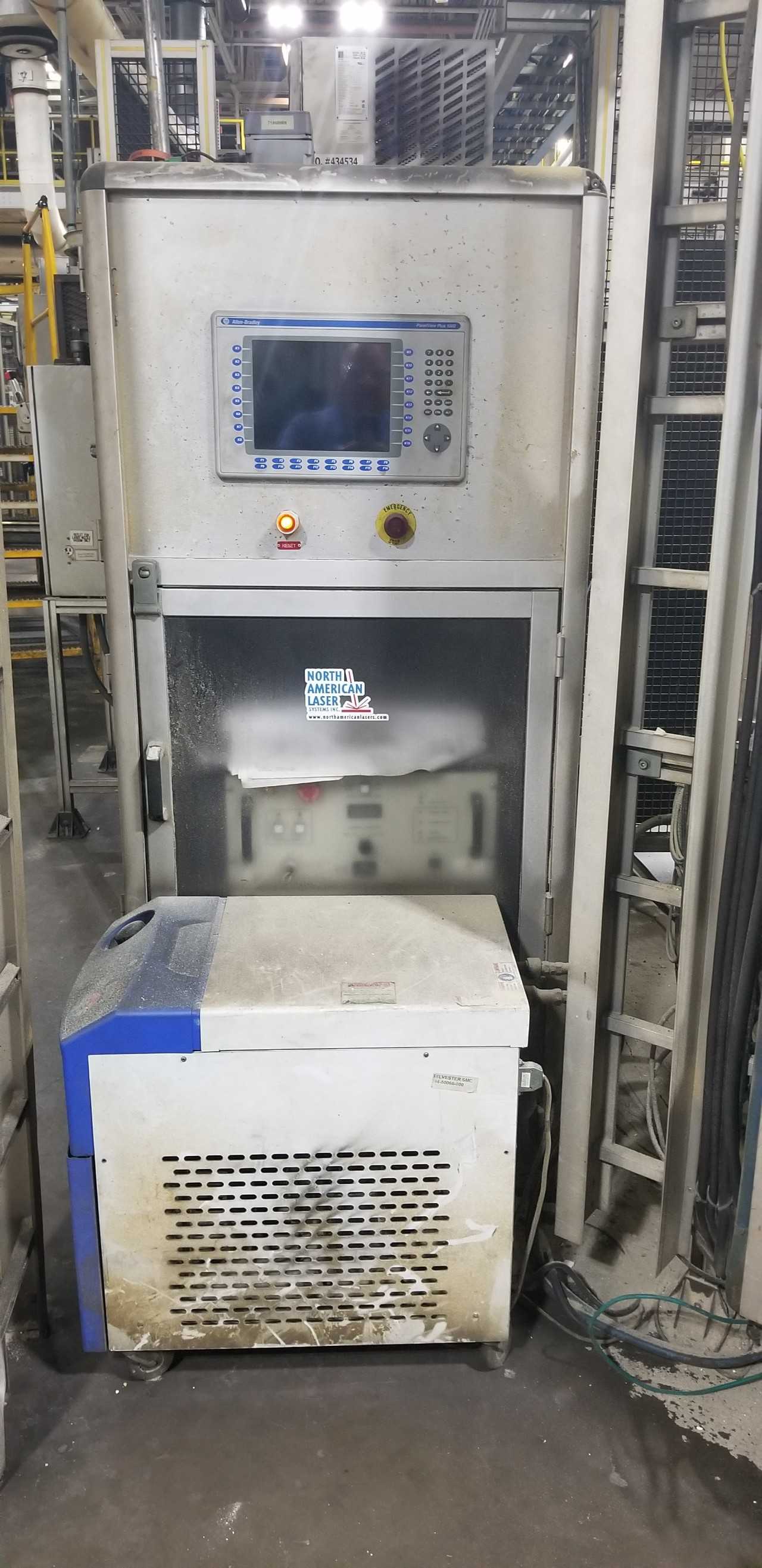 Fanuc YAG Laser 1064nM 100W max CW; 63.7 kw; 170 ns pulse class 1 laser system with embedded class 4 laser - Model C100YC, Year: 2012, Good Condition - Asset is regulated for export purposes.  120"L x 48" W x 96" H (approx 600 lbs) - MACHINING ACCESSORIES & TOOLING