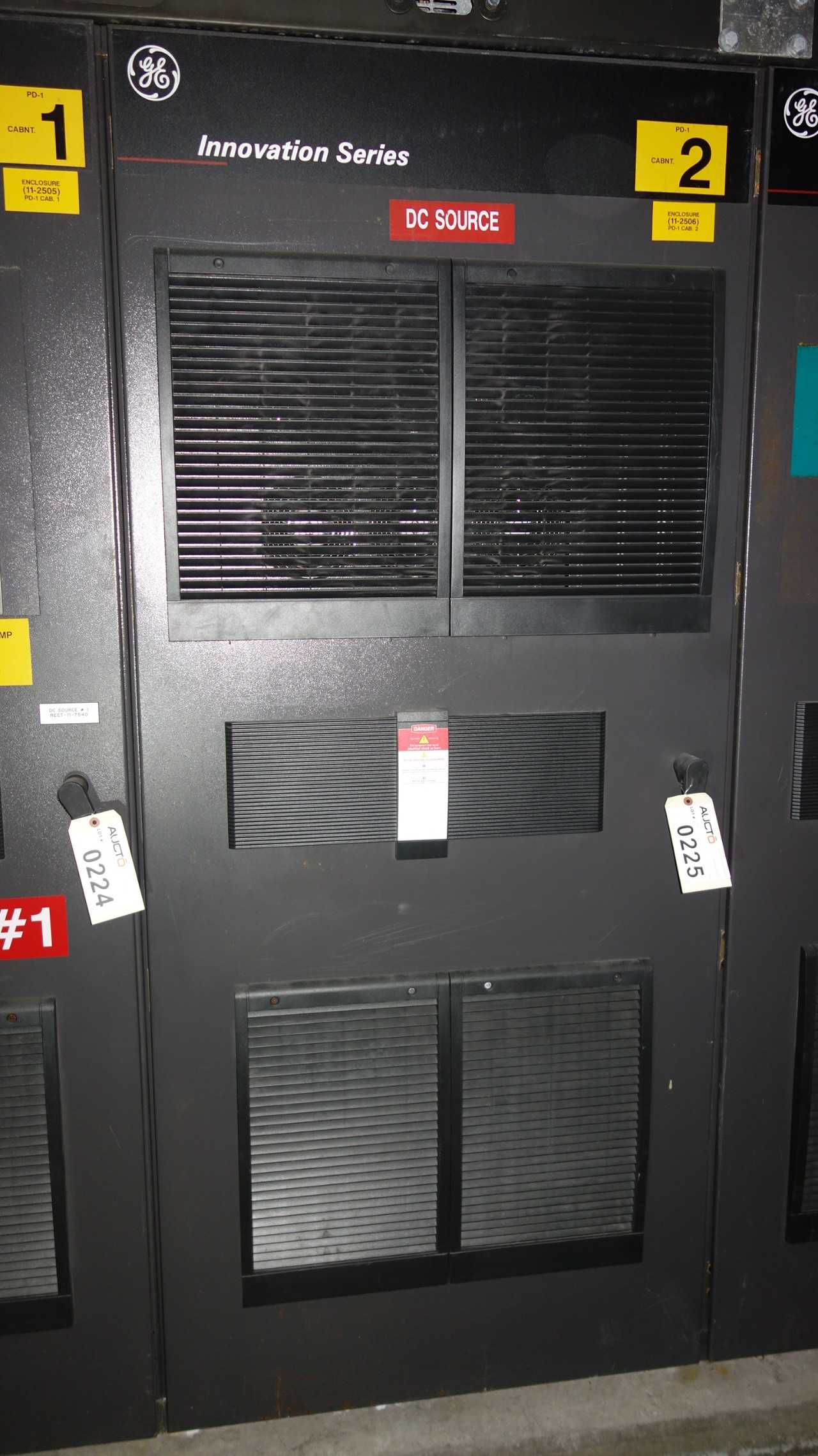 GE INNOVATION 3VVRJ607PR100 LV AC DRIVE CABINET 11-2506 - MOTOR DRIVES